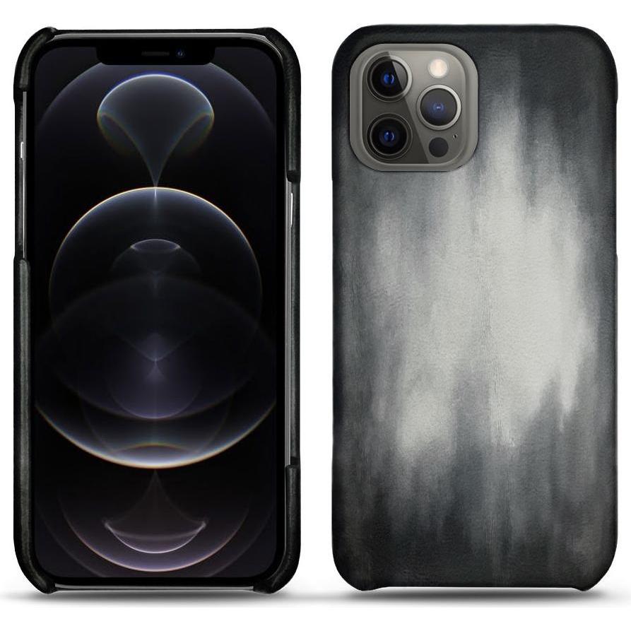 Thumbnail - Noreve Lederschutzhülle (Apple iPhone 12 Pro), Smartphone Hülle, Grau