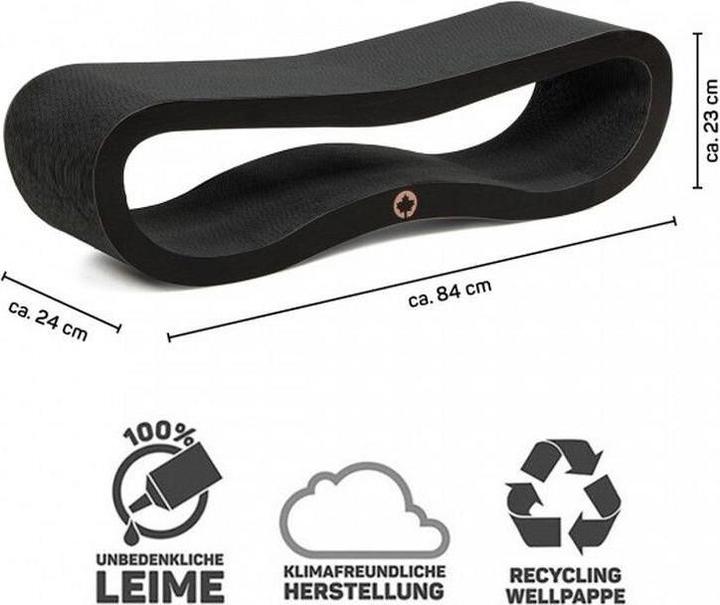 Image du produit CanadianCat Meubles griffoirs Orbit & Satellite Black Edition (23 cm, Noir)