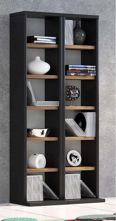 Produktbild VCM Holz CD DVD Stand Regal Schrank Milano (42 x 20 x 92 cm)