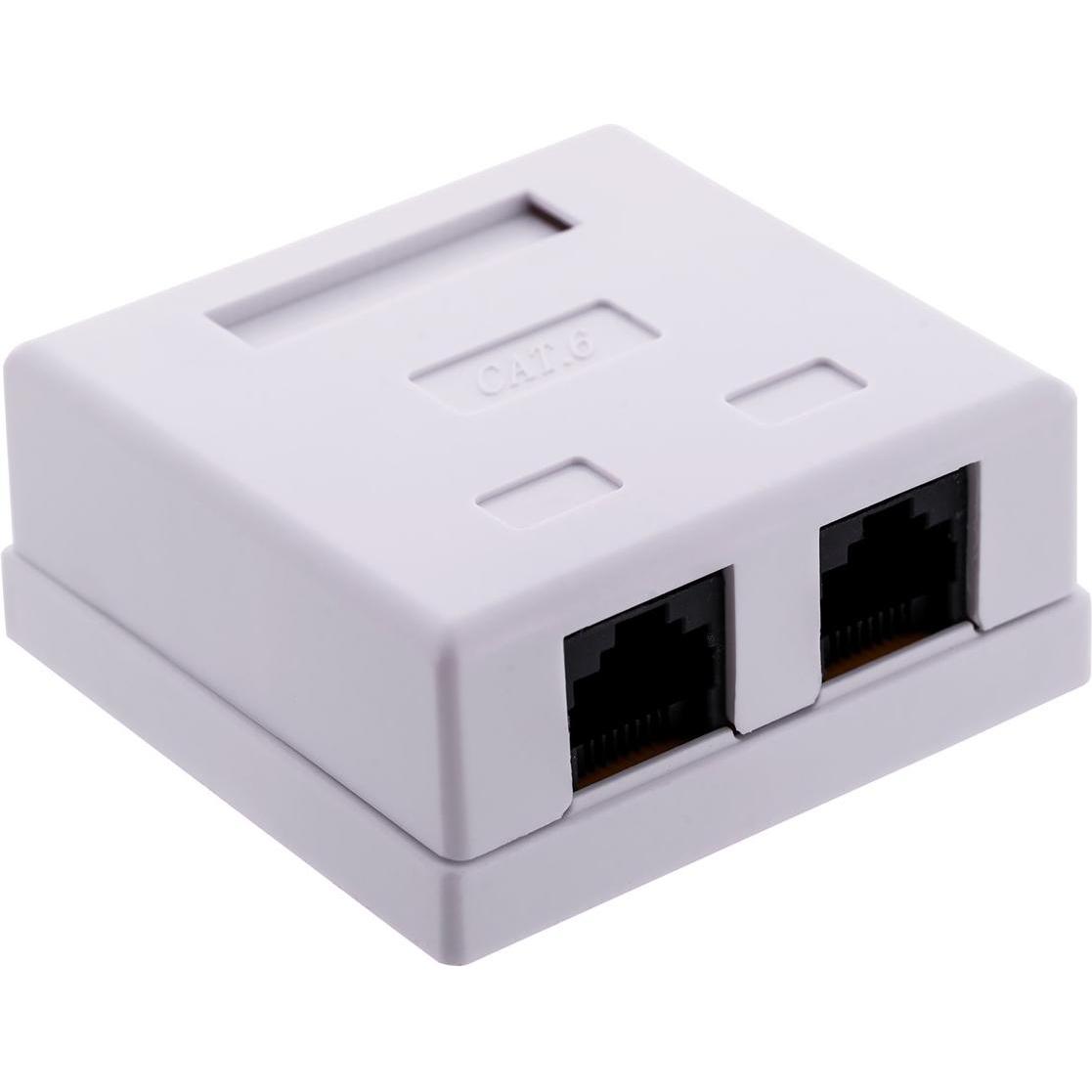 Alantec GN011 network junction box Cat6 White (U/UTP, CAT6), Netzwerkkabel