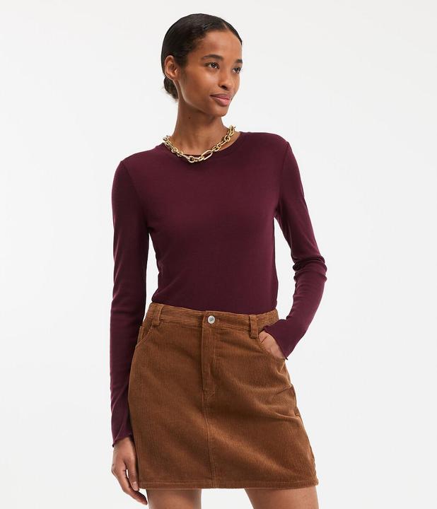 Immagine prodotto La Redoute Collections Langarm-Shirt mit rundem Ausschnitt (L)