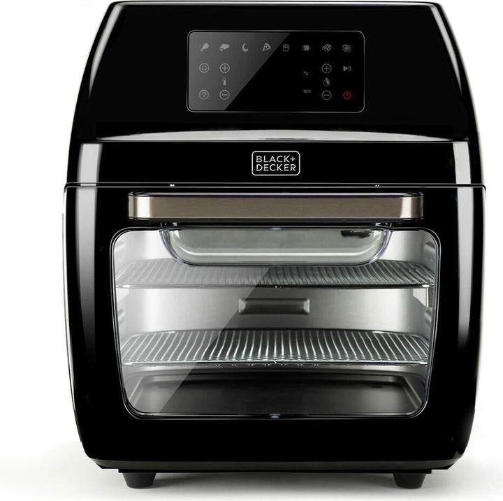 Image du produit Black & Decker Black+Decker BXAFO1200E - Friteuse à air chaud et four, 1700W, 12L