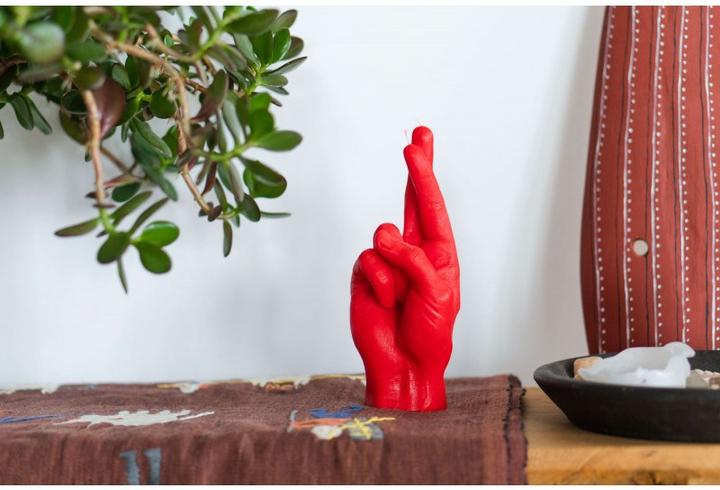 Actual product image Candle Hand crossed fingers (1 pcs.)