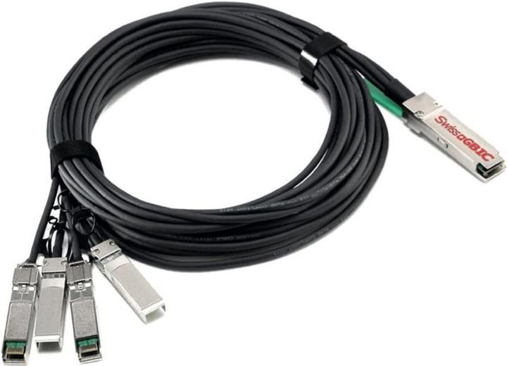 Produktbild SwissGBIC DAC Breakout 100Gb Passive 1m FG-TRAN-QSFP-4XSFP