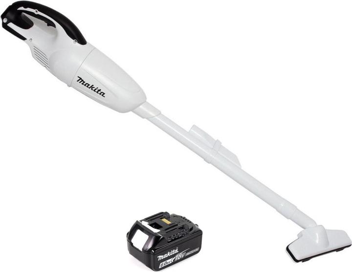Produktbild Makita DCL 180 G1 W 18 V Li-Ion Akku-Staubsauger Weiss + 1 x 6,0 Ah Akku - ohne Ladegerät