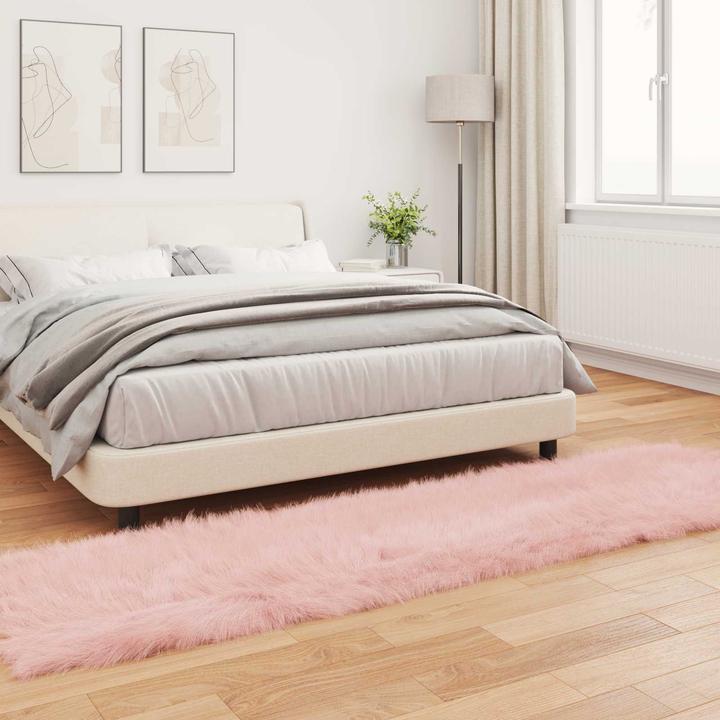 Produktbild vidaXL Kunstschaffell Teppich (80 x 250 cm)