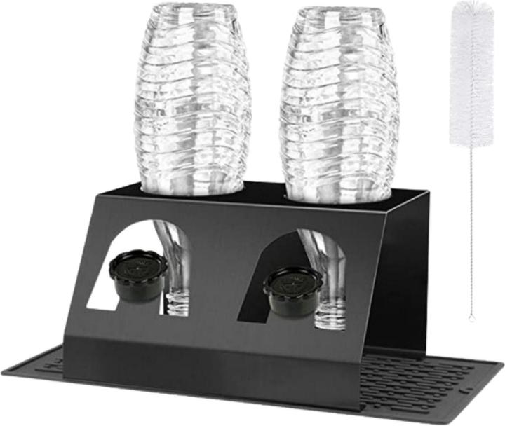 Hermex Draining rack for SodaStream bottles Draining stand Bottle holder Draining rack