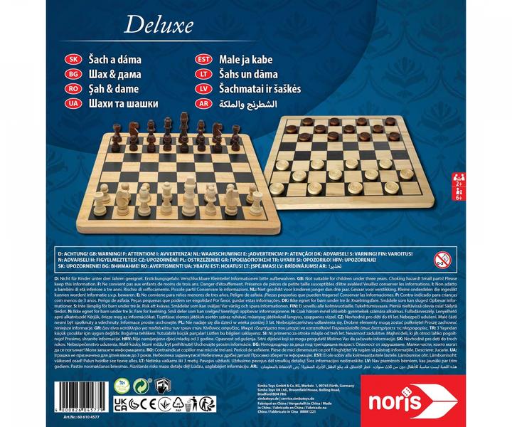 Actual product image Noris Game Chess and Checkers