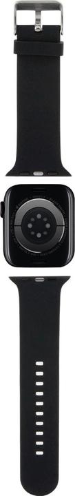 Produktbild Karl Lagerfeld Pasek KLAWLSLKNK Apple Watch 42/44/45mm czarny/black strap 3D Rubber Karl Head (Gummi / Silikon)