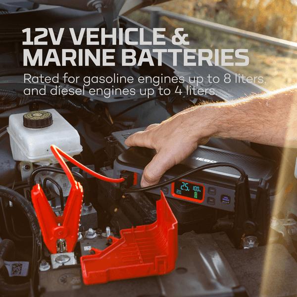 Immagine prodotto Nebo Assist Air Sprung Starter Kompressor (1500 A, 26000 mAh)