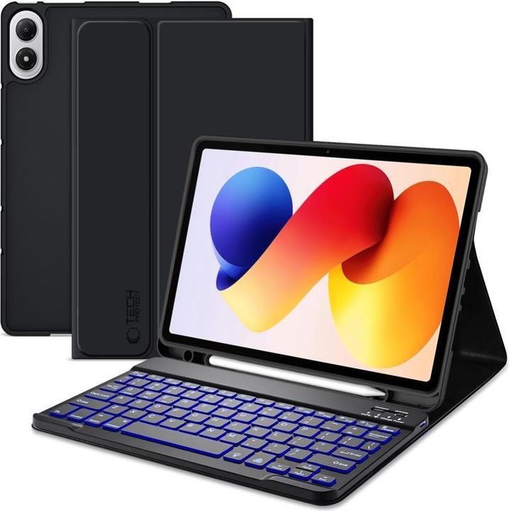 Actual product image 4Kom Tech-Protect Sc Pen + Tastatur Xiaomi Poco Pad M1 / Redmi Pad 2 Pro 12.1 Schwarz (DE, Xiaomi Poco Pad)