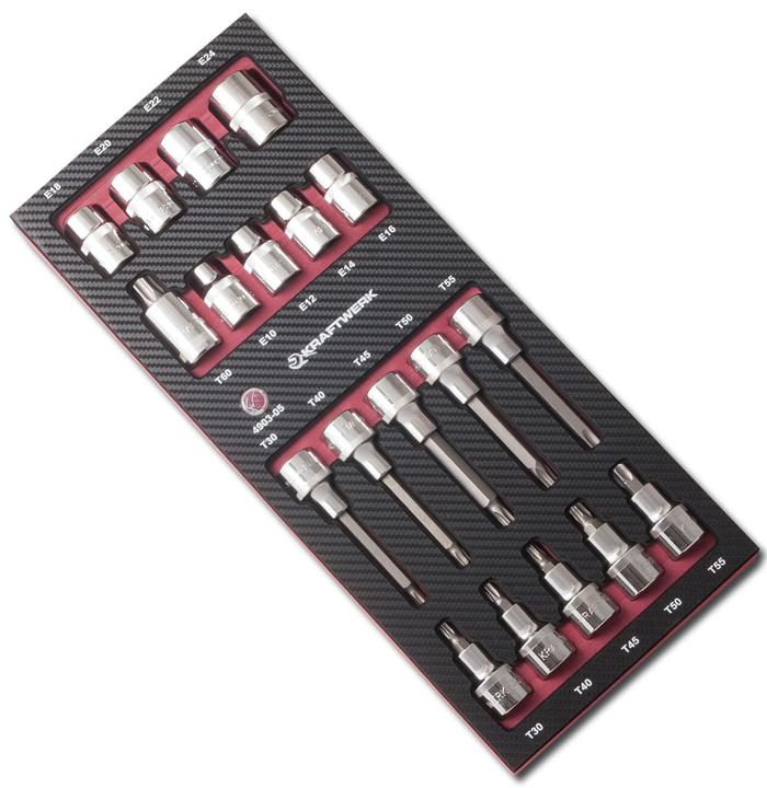 Actual product image Kraftwerk 19-p. 1/2" Eva3 TX-bit-socket set
