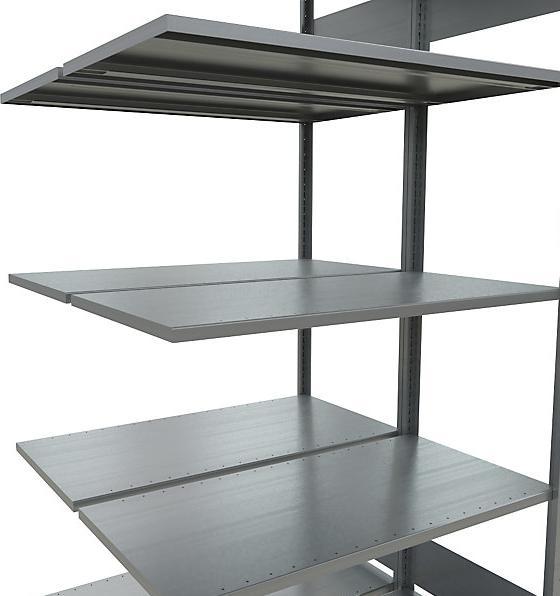 Actual product image eurokraft pro Boltless shelving, double row