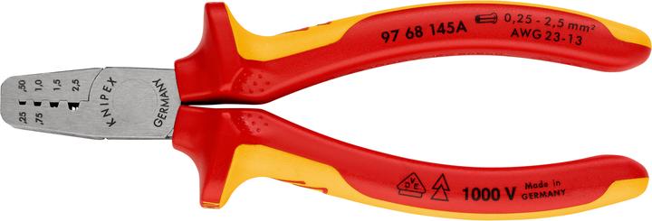 Produktbild Knipex Crimpzange für Aderendhülsen (145 mm)