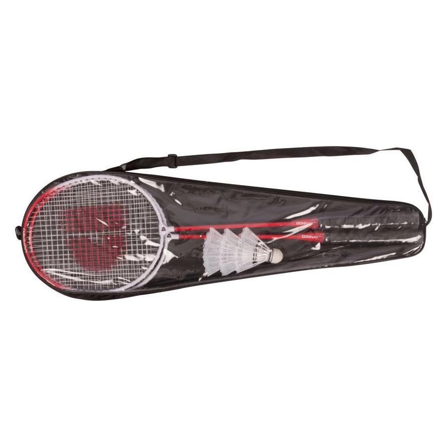 2x RAQUETTES DE BADMINTON DONNAY 1x BLEU, 1x ROUGE série Pro-One, Super
