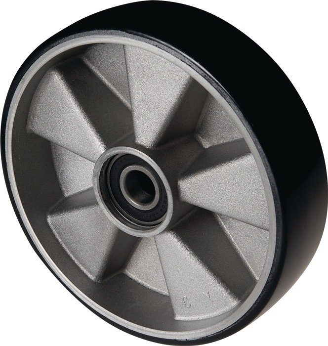 Actual product image Pfaff Steering wheel Polyurethane Hub l. 43 mm Wheel-w. 50 mm Wheel-Ø 200 mm Cast aluminium rim