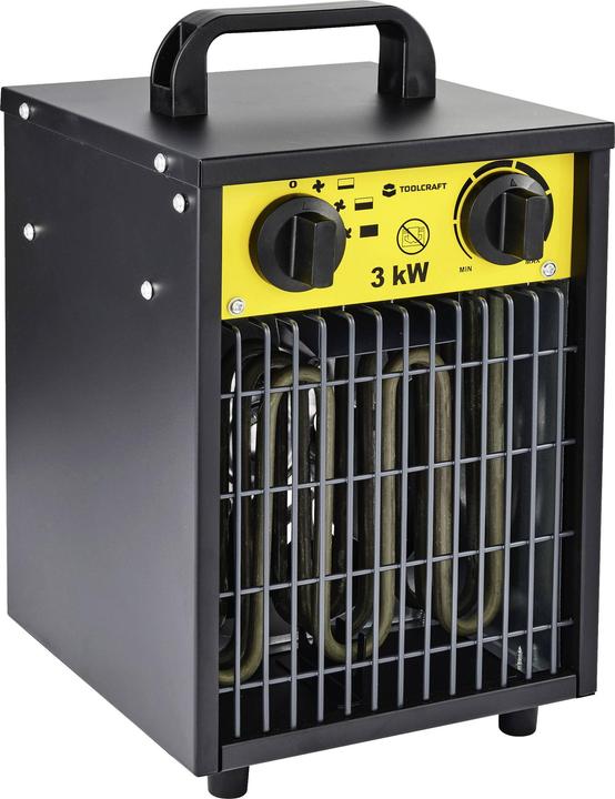 Productafbeelding Toolcraft TO-8578335 Bouwverwarmer 3000W zwart-geel