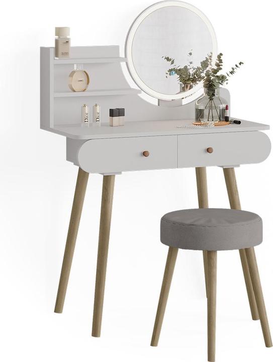 Produktbild Vicco Edda mit LED Beleuchtung und Hocker (80 x 40 x 121 cm)