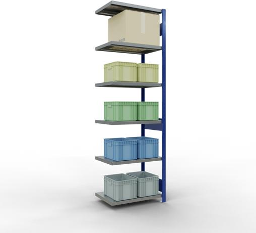Immagine prodotto Schulte Lagertechnik MULTIplus250 sistema di alloggiamento aggiuntivo senza bulloni con bulloni di lunghezza
