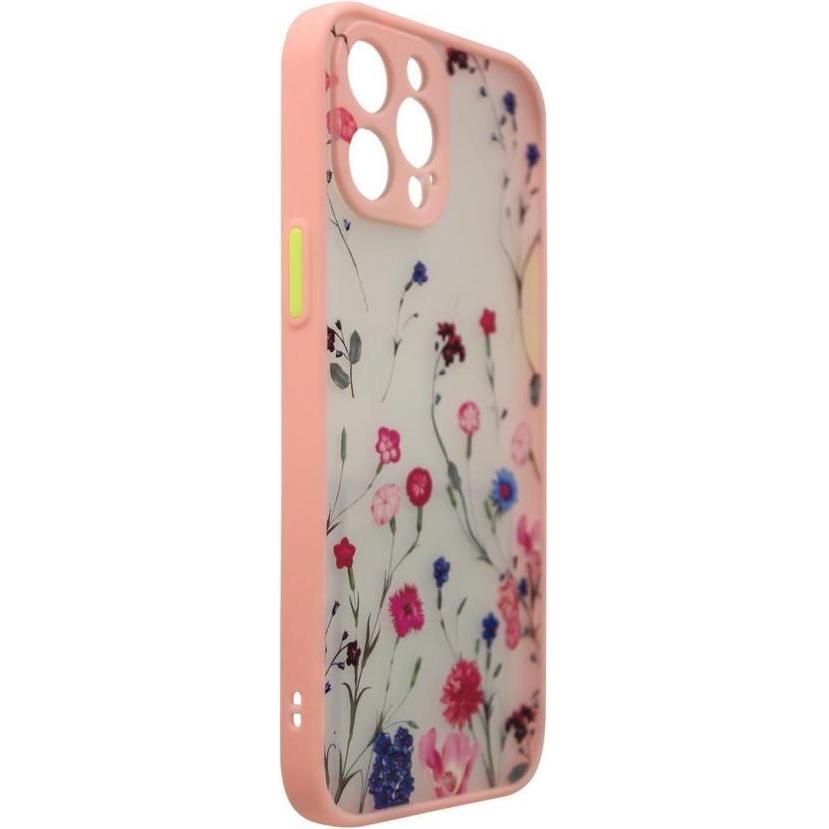 Thumbnail - Hurtel Design Case for iPhone 12 Pro Max flower pink (Apple iPhone 12 Pro Max), Smartphone Hülle, Rosa