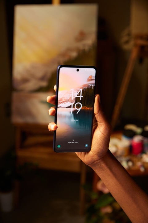 Actual product image TCL 40 NxtPaper (256 GB, Midnight Blue, 6.78", Dual SIM, 50 Mpx, 4G)