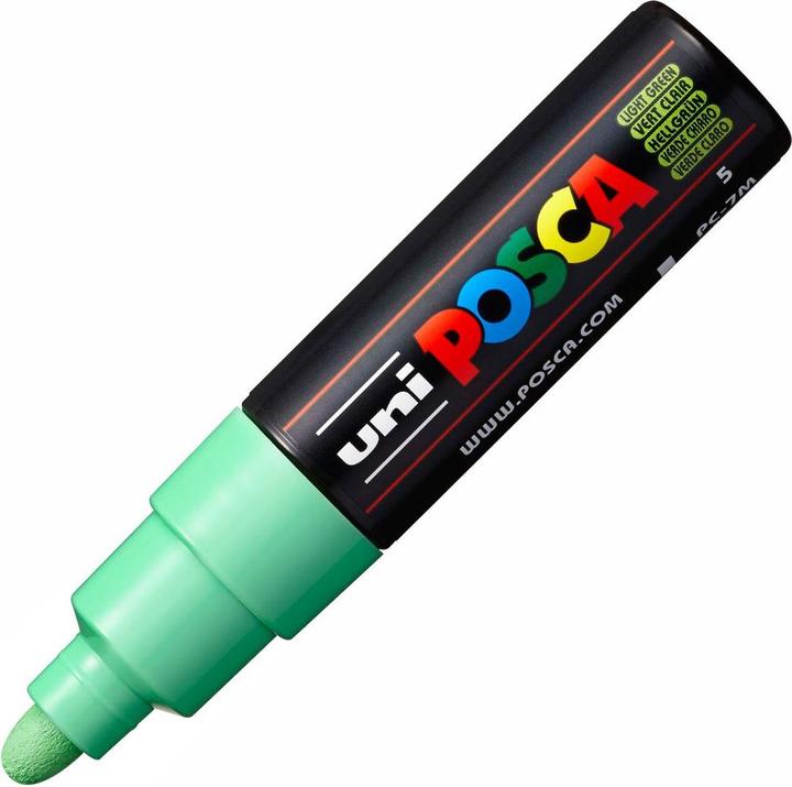 Actual product image Posca Medium marker PC-7M (Light green, 5.50 mm, 1 x)