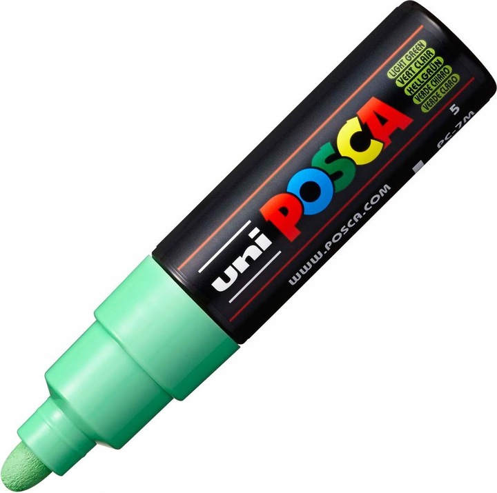 Image du produit Posca Marqueur PC-7M pointe ronde (Vert, 5.50 mm, 1 x)