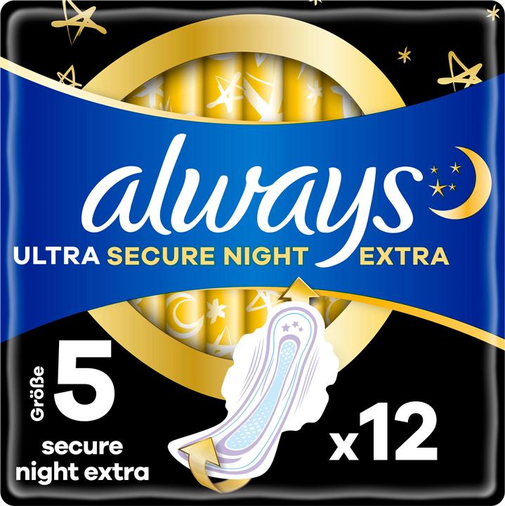 Produktbild Always Ultra Secure Night Extra (12 x)