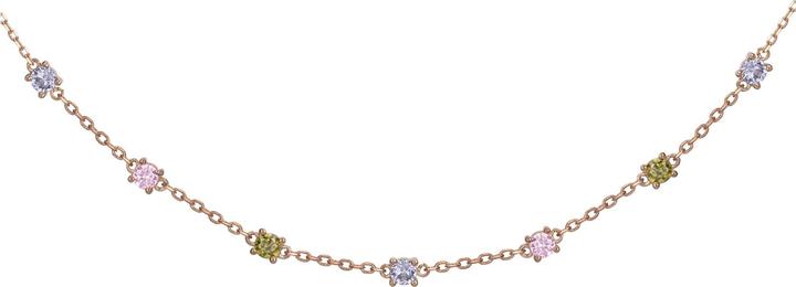 Image du produit Lara Collier Plaque Or - Zirconia Multicolore