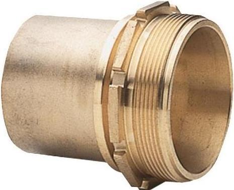 Produktbild Teguma Tankwagenkupplung Messing Aussengewinde 1 ″ glatter Stutzen (25 mm)