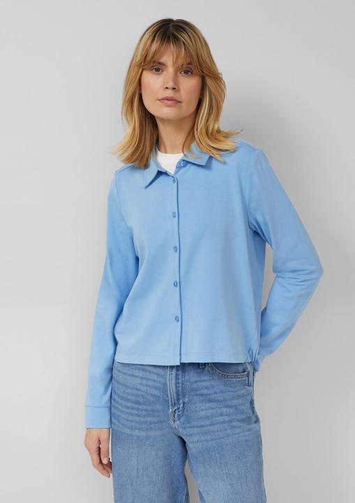 Immagine prodotto s.Oliver T-Shirt Verkürzte Jerseybluse mit Elastikbund hinten (32)