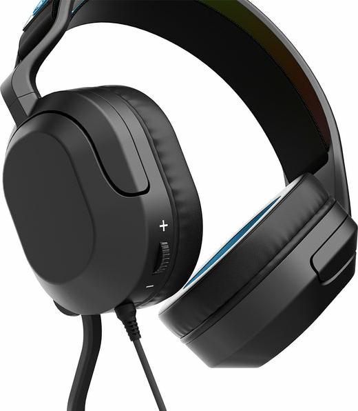 Produktbild JLab Audio Jlab Nightfall Wired Gaming Headset Black Kabelgebunden, 3,5-mm-AUX-Konsolenkabel (Kabelgebunden)