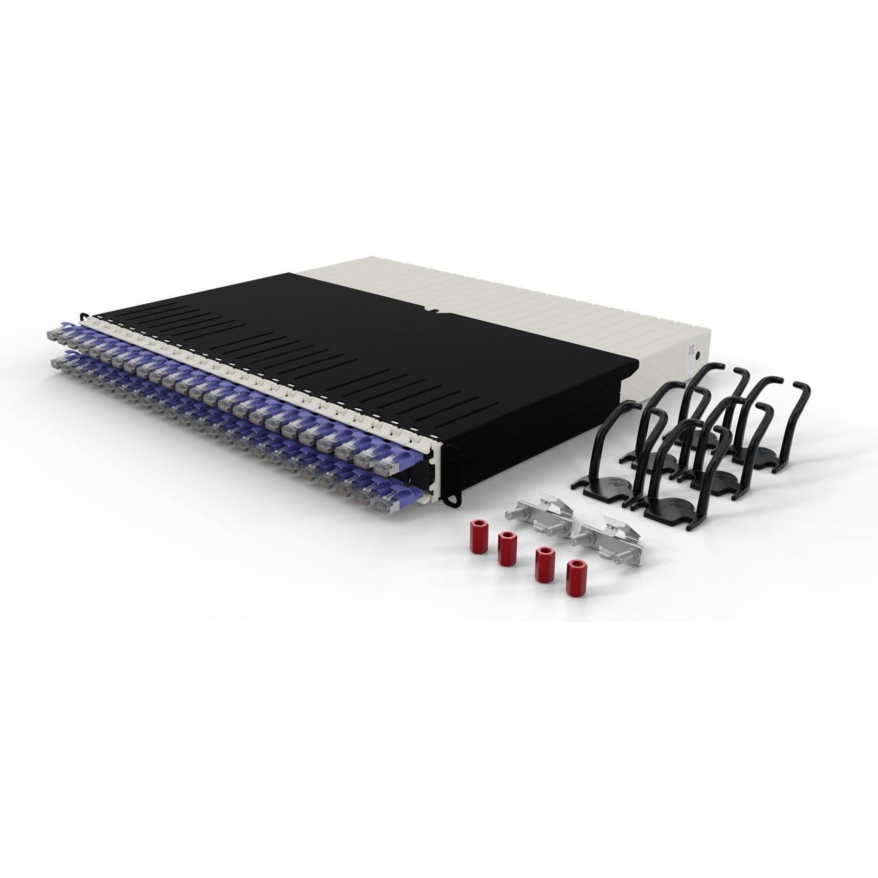 Thumbnail - PATCHBOX one / 8RU / Cat 6A, STP, 0.8 m, Violett (STP, CAT6a, 0.80 m), Netzwerkkabel