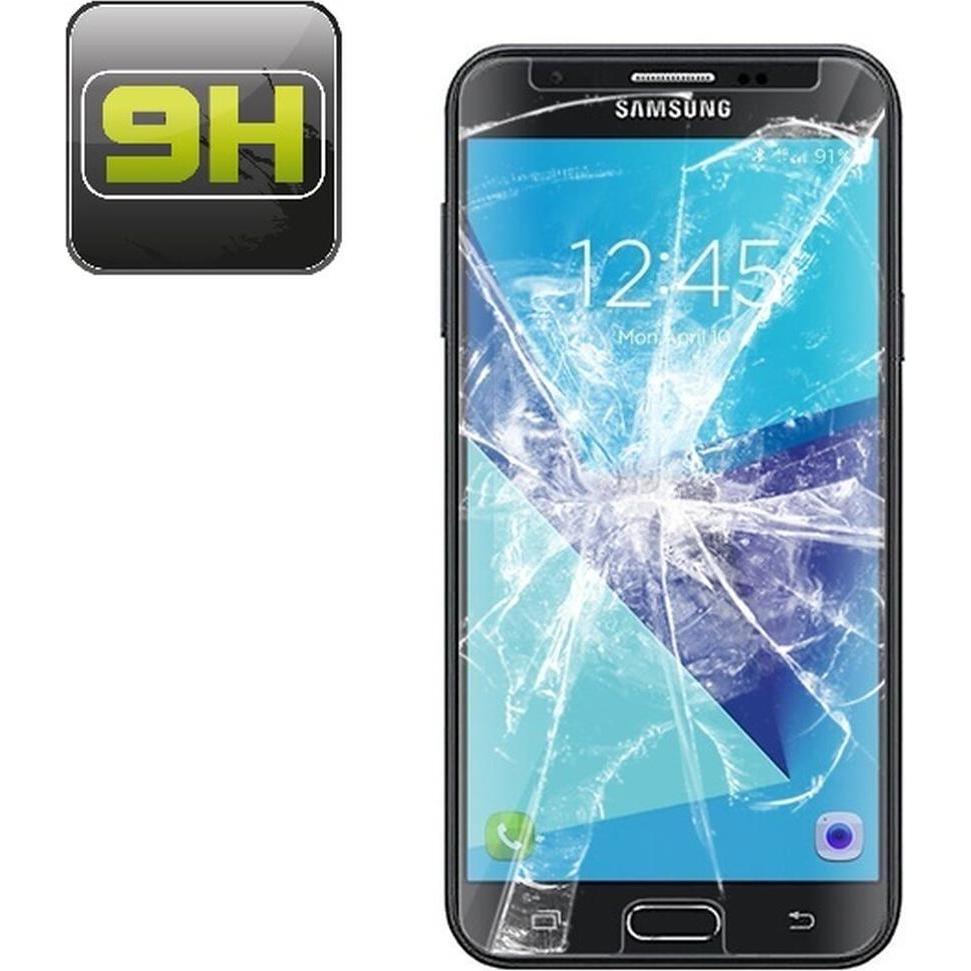 Protectorking 4x echtes Tempered 9H Panzerhartglas 3D KLAR (4 Stück, Samsung Galaxy J7), Smartphone Schutzfolie, Transpa...