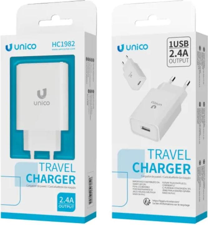 Image du produit Unico CARGADOR USB(A) 2.4A (12 W, 1 portion)