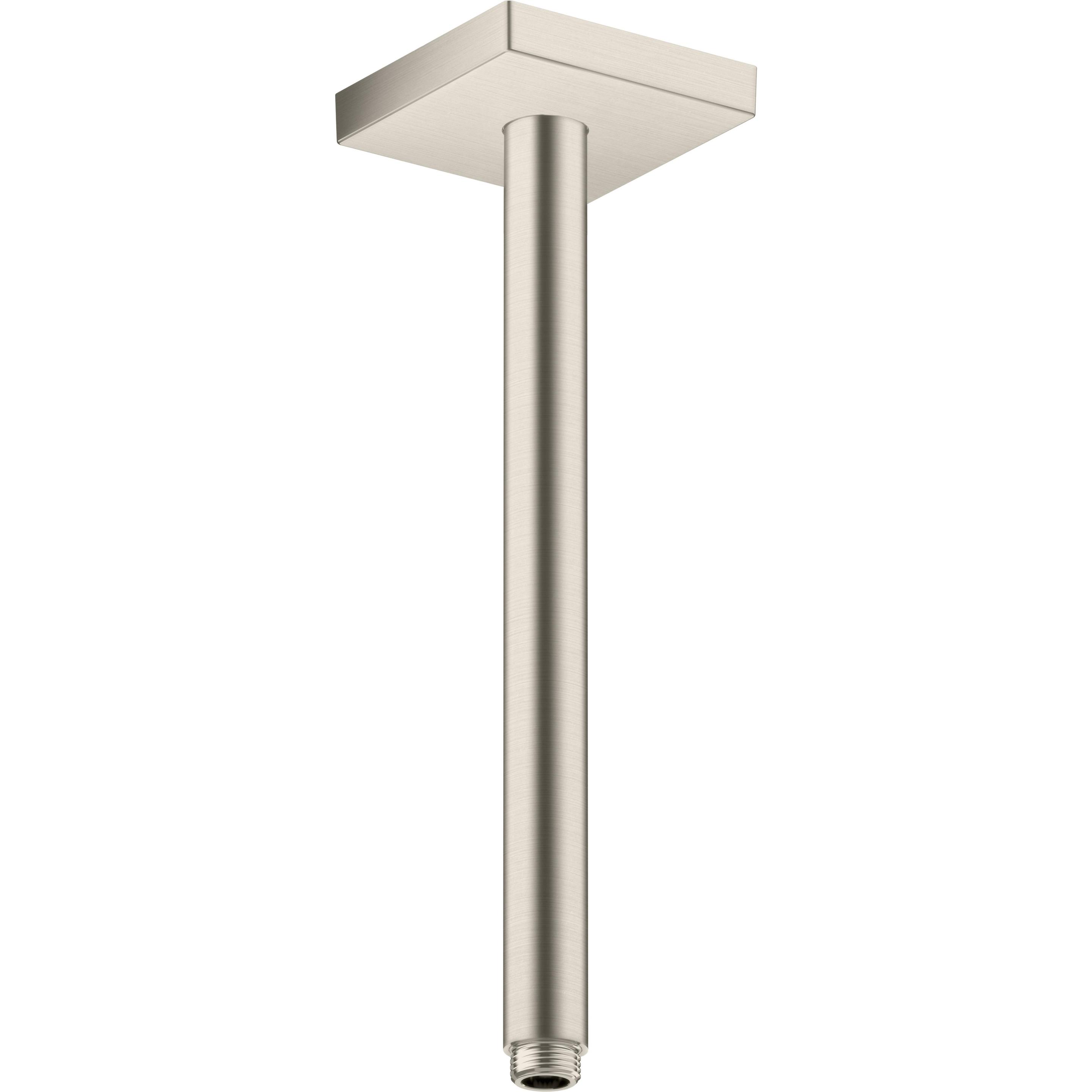 hansgrohe, Badarmatur, AXOR ShowerSolutions Deckenanschluss, 300 mm, eckig, 26438