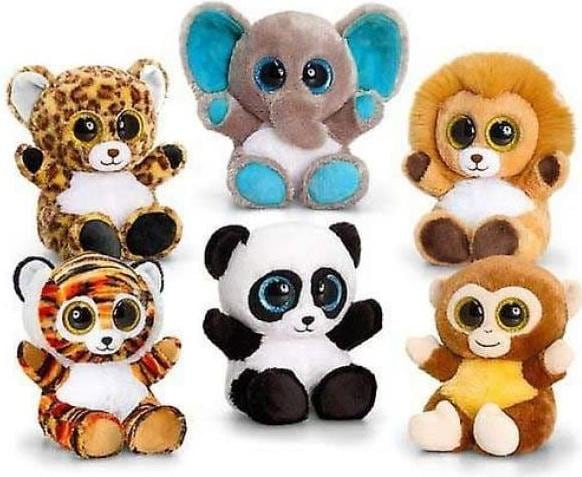 Animotsu Wild Soft Toy, animale casuale di 25 cm.