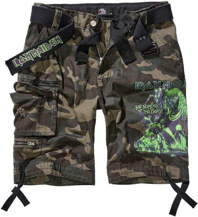 Actual product image Brandit Iron Maiden Savage Shorts The Number of The Beast - 188301 (M)