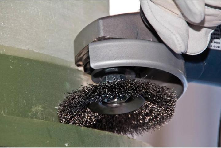Actual product image Pferd Conical brush unknotted KBU Ø 115 x 10 mm M14 stainless steel wire 0,35 for angle grinder 1 pc.
