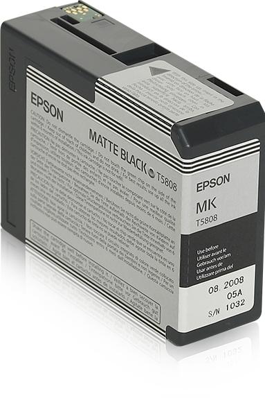 Actual product image Epson T5808 (MBK)