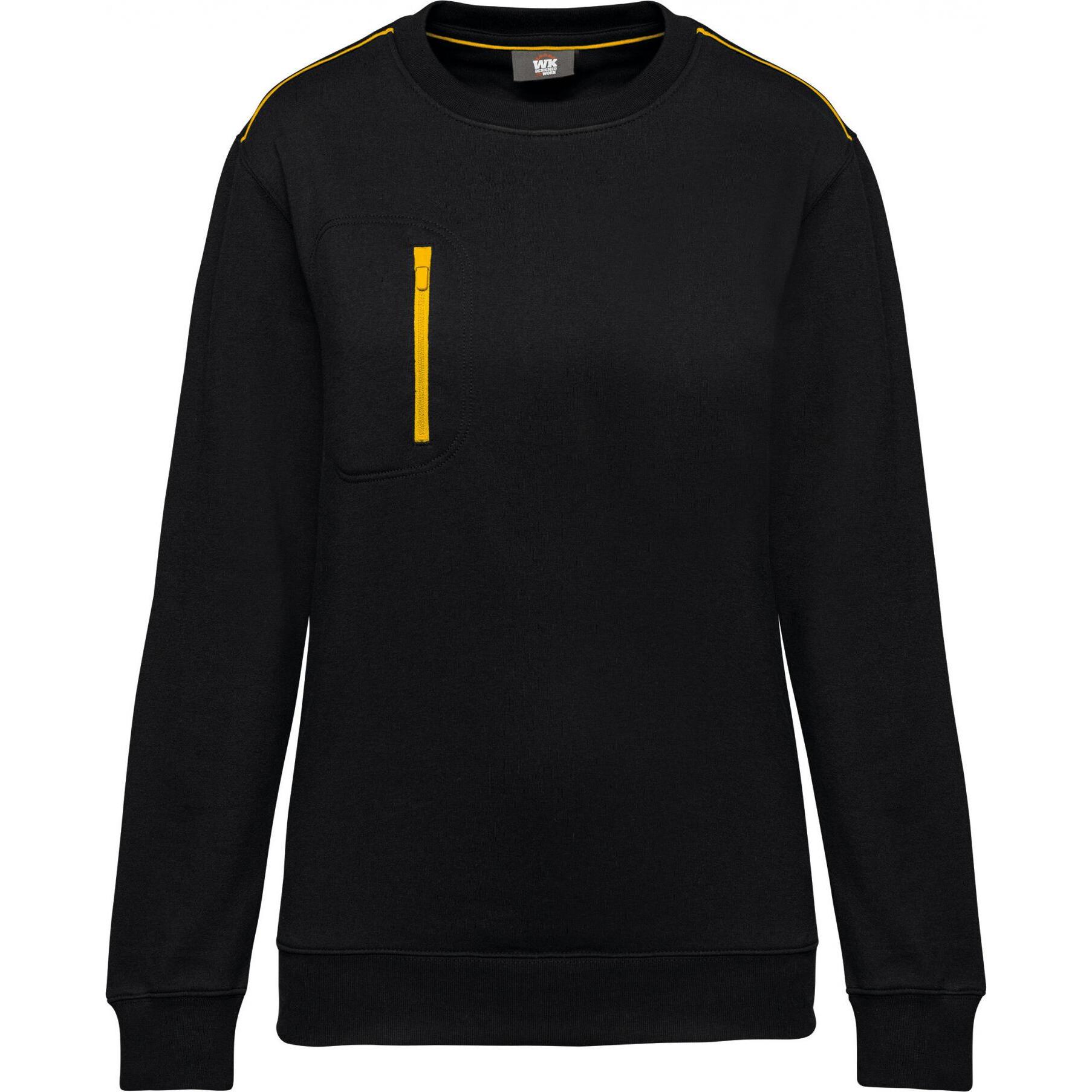 Kariban, Pullover, DayToDay, Gelb, Schwarz, (M)