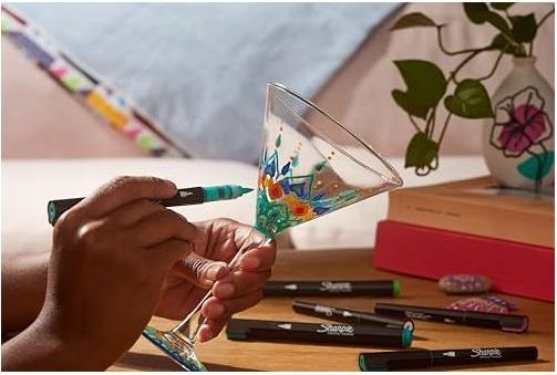 Produktbild Newell Sharpie - Creative Acrylic Marker 5-Blister (2201069) (5x)