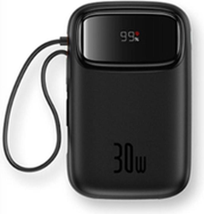 Produktbild Baseus Powerbank QPow 2 10000mAh 30W 2xUSB-C (black) (10000 mAh, 30 W, 37 Wh)