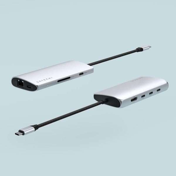 Actual product image Satechi ST-P8KES (USB-C, 8 Ports)