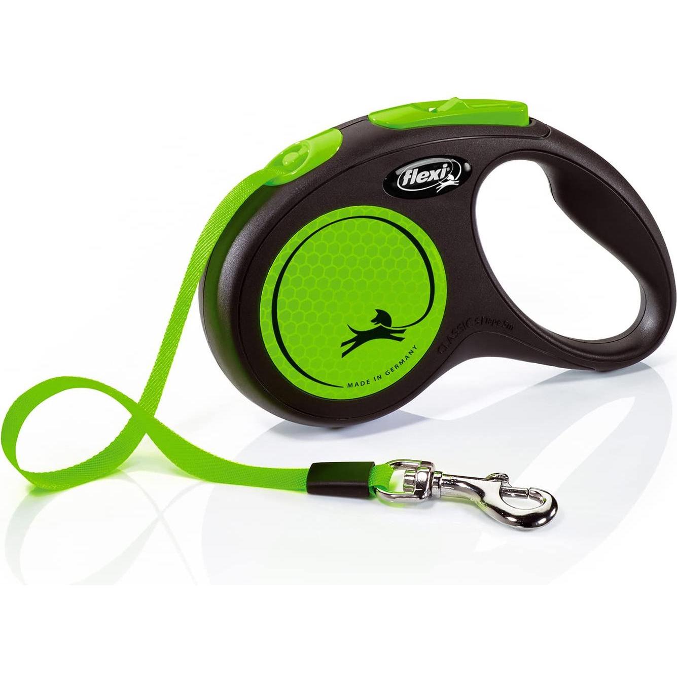 Flexi New Neon (S, Hund, Allgemein, Spazieren), Halsband + Leine