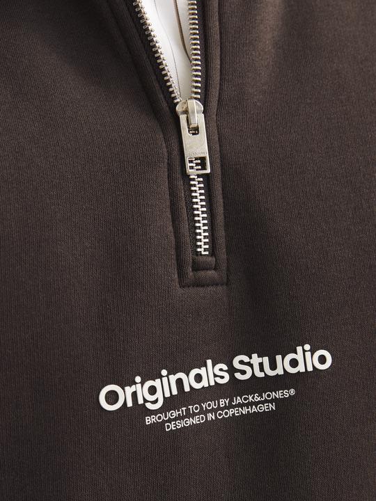 Produktbild Jack & Jones Text Sweatshirt mit halbem Reissverschluss Sweatshirt mit halbem Reissverschluss (M)