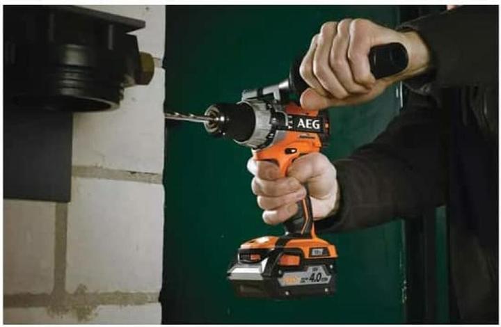 Actual product image AEG Compact Hammer Drill, 18V, 13mm, 2 Speeds, 2 Batteries, High Torque