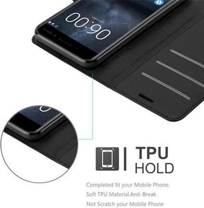 Produktbild Cadorabo Book mit Standfunktion Cover (Nokia 6)