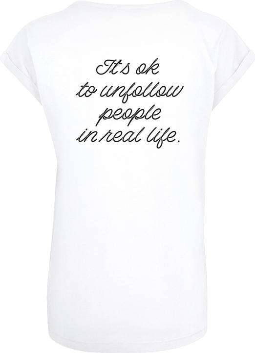 Produktbild Merchcode Ladies Heartbreak Extended Shoulder Tee - 111575 (M)