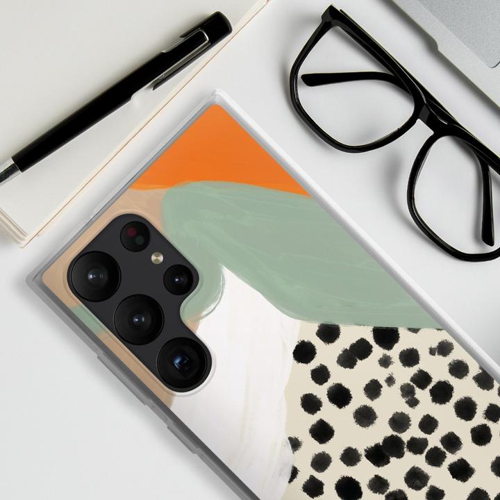 Produktbild DeinDesign Silikon Hülle für Samsung Galaxy S23 Ultra Handyhülle Case Smartphone Schutzhülle Abstrakt Boho (Samsung Galaxy S23 Ultra)